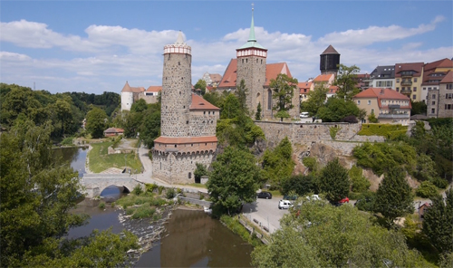 Blick von der Friedensbrücke