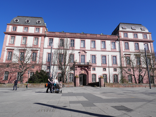 Darmstadt - Residenzschloss - Westseite