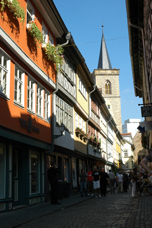 Erfurt - Krämerbrücke von innen
