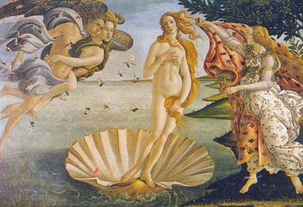 Botticelli "Geburt der Venus"