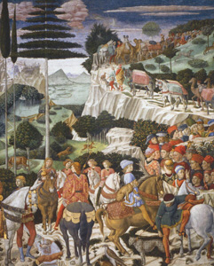 Benozzo Gozzoli "Der Zug der heiligen Drei Könige"