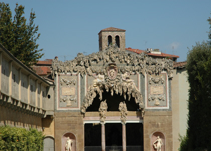 Manieristische Grotte im Giardino di Boboli