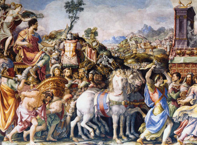 Palazzo Vecchio "Szenen aus dem Leben des Furius Camillus"