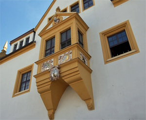 Rathauserker mit Gaffkopf