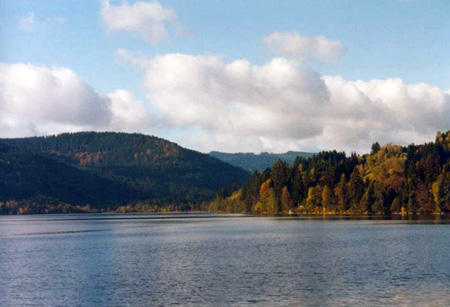 Schluchsee im Hochschwarzwald