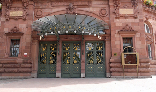 Eingangsportal - Kongresshaus - Stadthalle Heidelberg