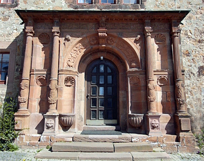 Marburg - Renaissanceportal am Marstall