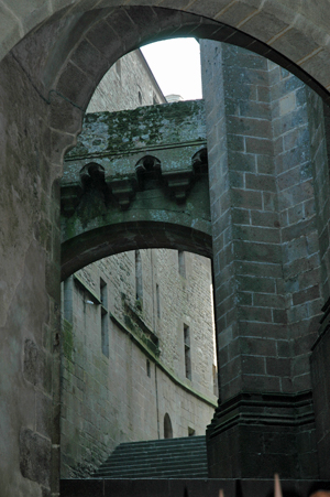 Mont-Saint-Michel - Treppenaufgang