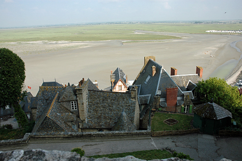 Mont Saint Michel - Blick auf die Küste