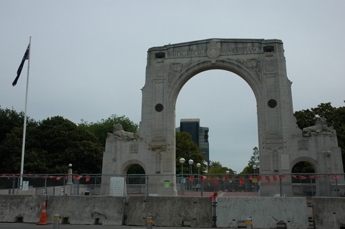 Neuseeland -Südinsel - Christchurch -Bridge od Remembrance