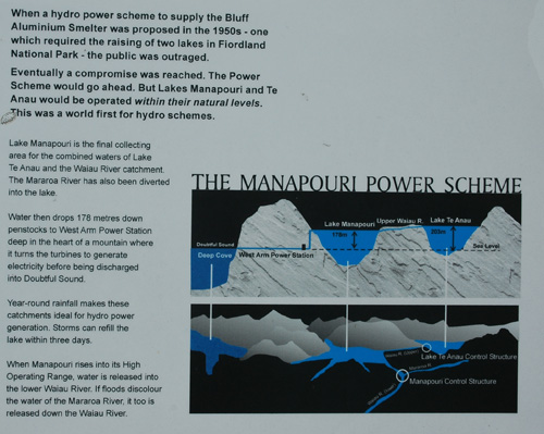 Neuseeland- Südinsel - Manapouri Kavernenkraftwerk