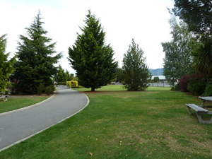 Neuseeland-Südinsel- Lake Te Anau- Campingground