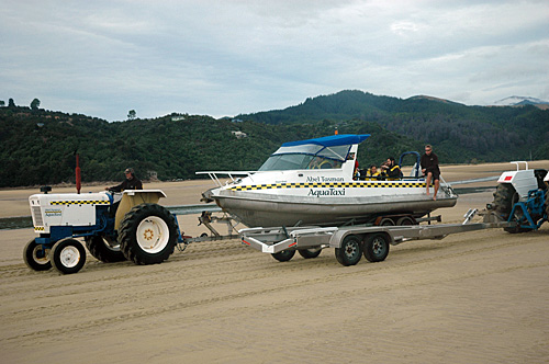 Neuseeland - Südinsel -Marahau - Wassertaxi