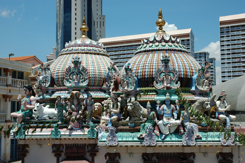 Singapur - Sri Mariamman Tempel