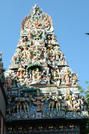 Singapur - Little India - Sri Veeramakaliamman Tempel