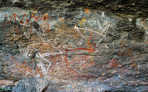 Felsenmalerei - like to dance