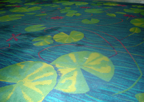 Teppichboden im Flughafen Darwin